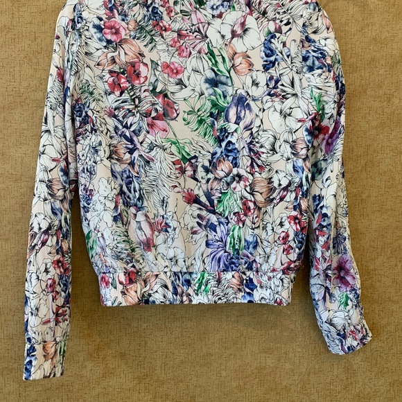 Jacket-style top in Chiffon lined with satin - Picture 2 of 4